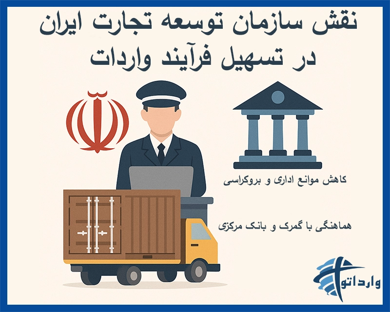 نقش سازمان توسعه تجارت ایران در تسهیل فرآیند واردات