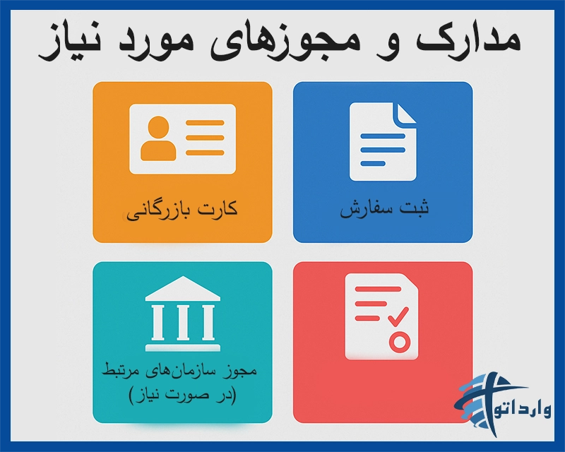 مدارک و مجوزهای مورد نیاز