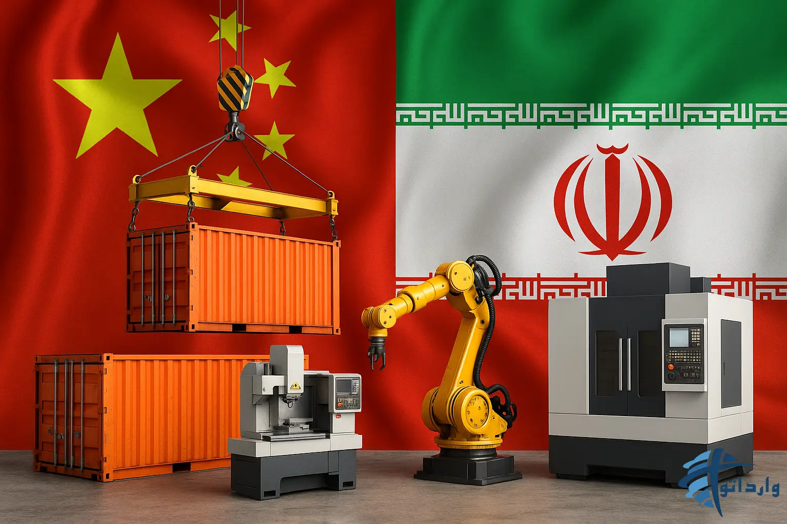 واردات کالاهای صنعتی ازچین