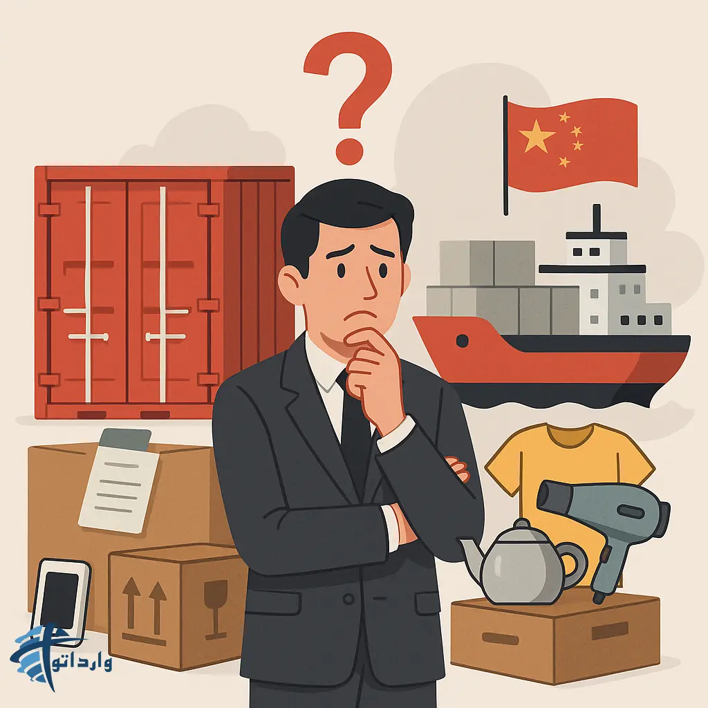 واردات کالا های مصرفی از چین
