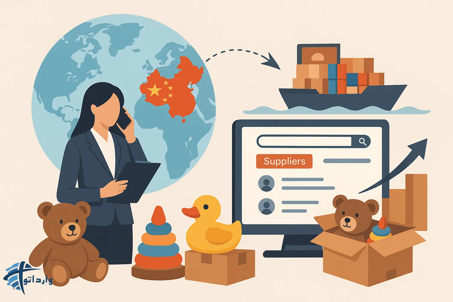 واردات اسباب بازی از چین