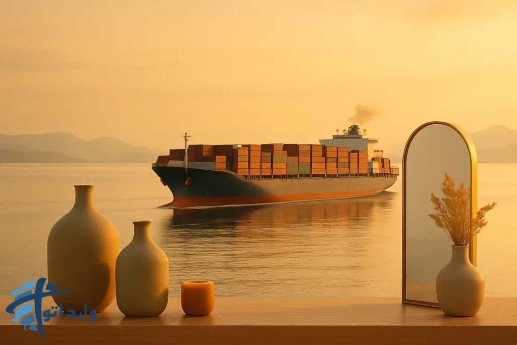 واردات لوازم تزئینی منزل از چین