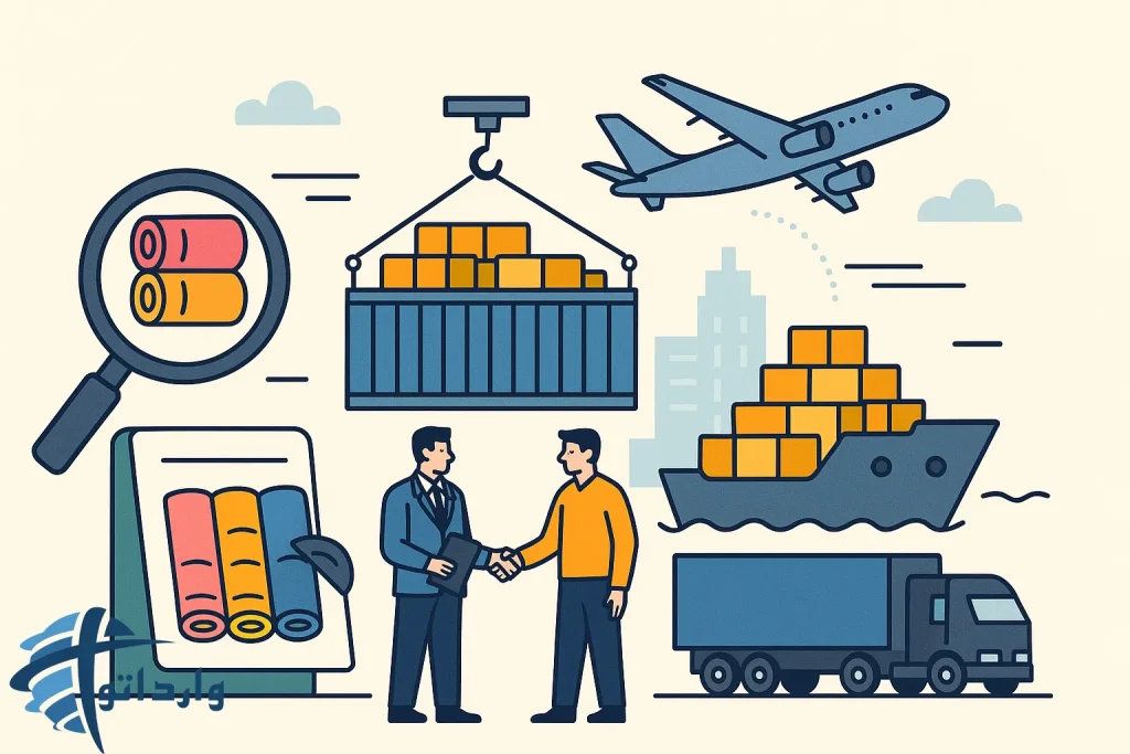 واردات انواع پارچه از چین