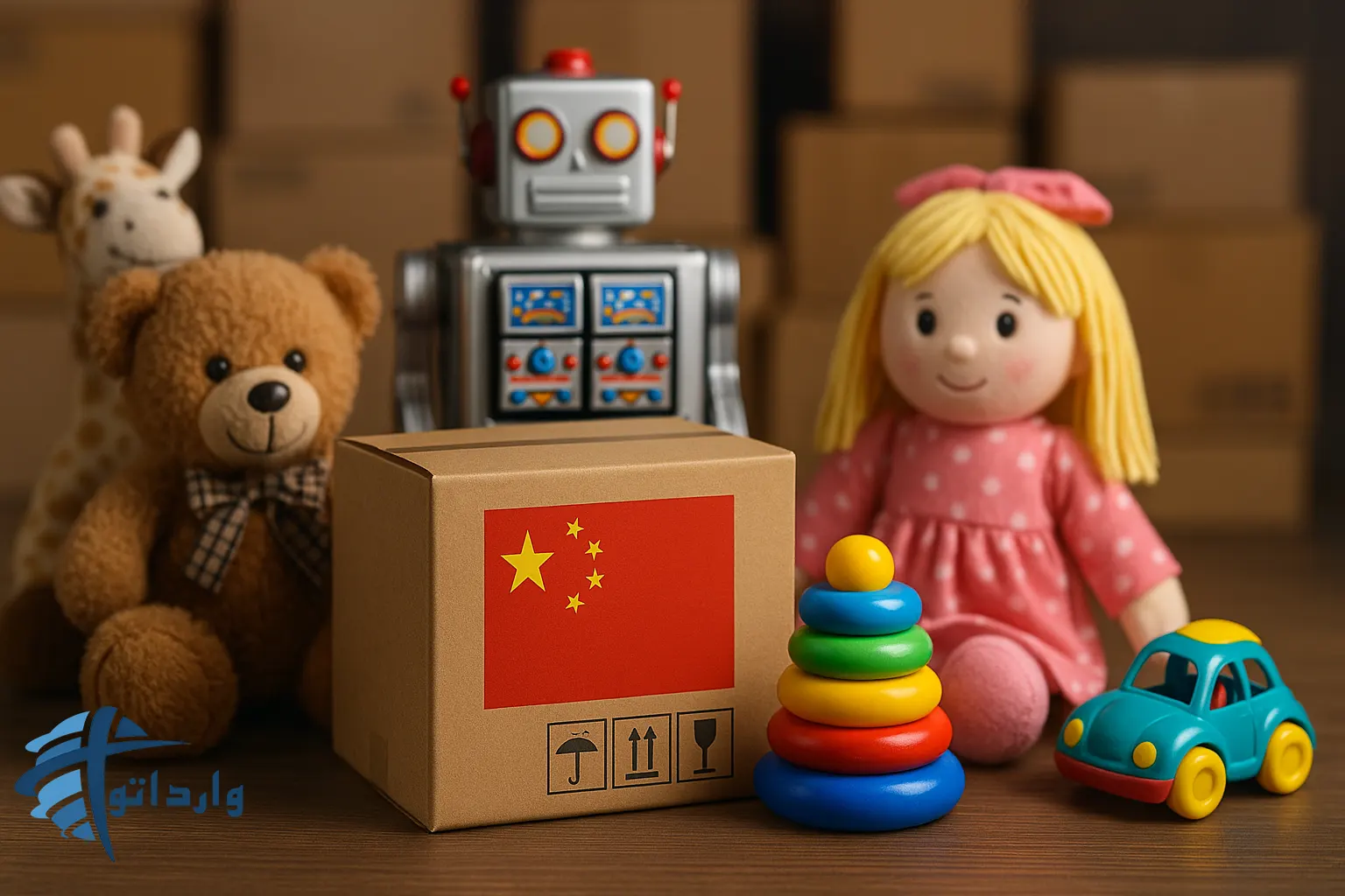 واردات اسباب‌ بازی و عروسک از چین