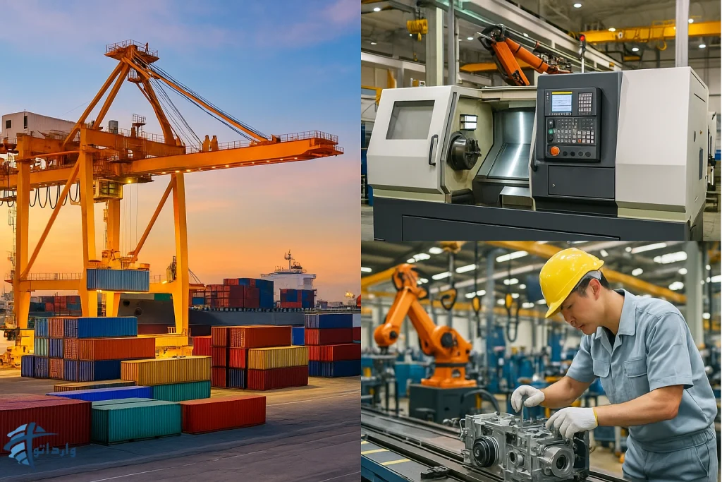 راهنمای جامع واردات تجهیزات و ماشین‌آلات صنعتی در ایران​