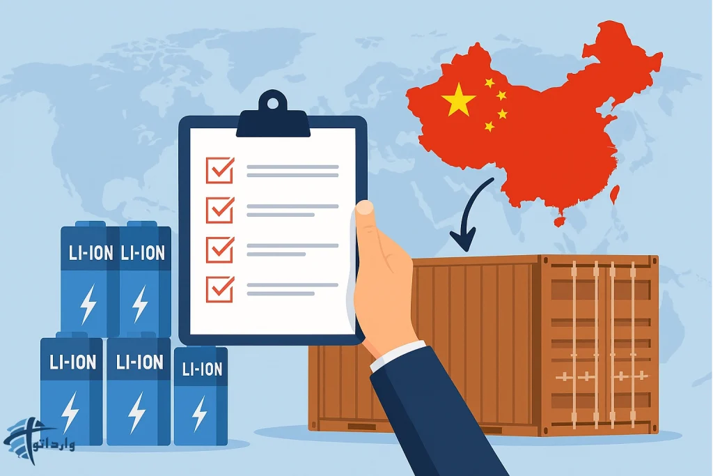 مراحل واردات باتری‌های لیتیومی از چین​
