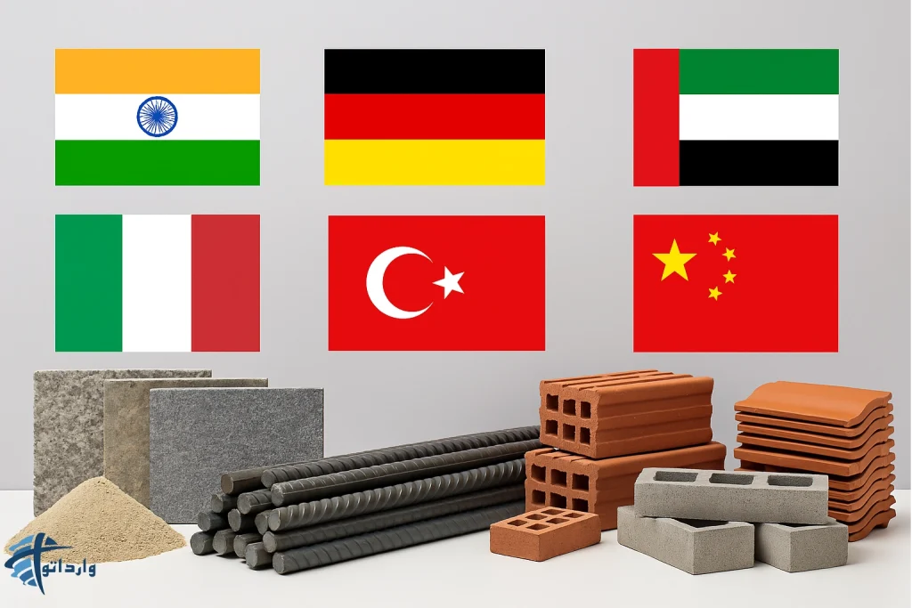 بهترین کشورها برای واردات مصالح ساختمانی
