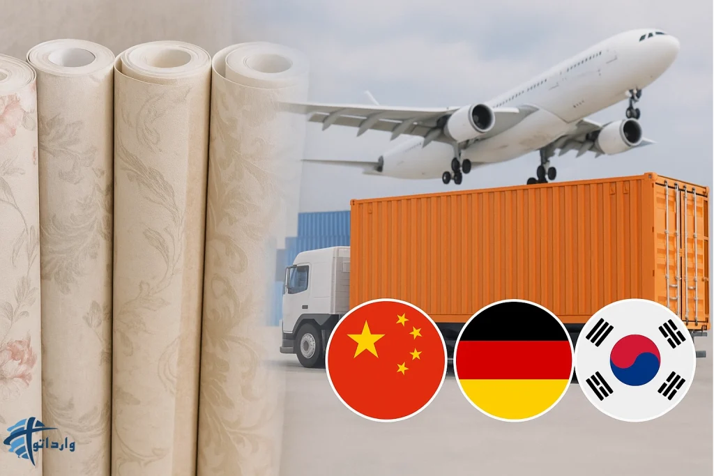 بهترین کشورها برای واردات کاغذ دیواری