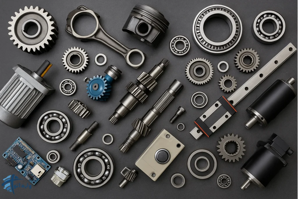 انواع قطعات ماشین‌آلات صنعتی قابل واردات​