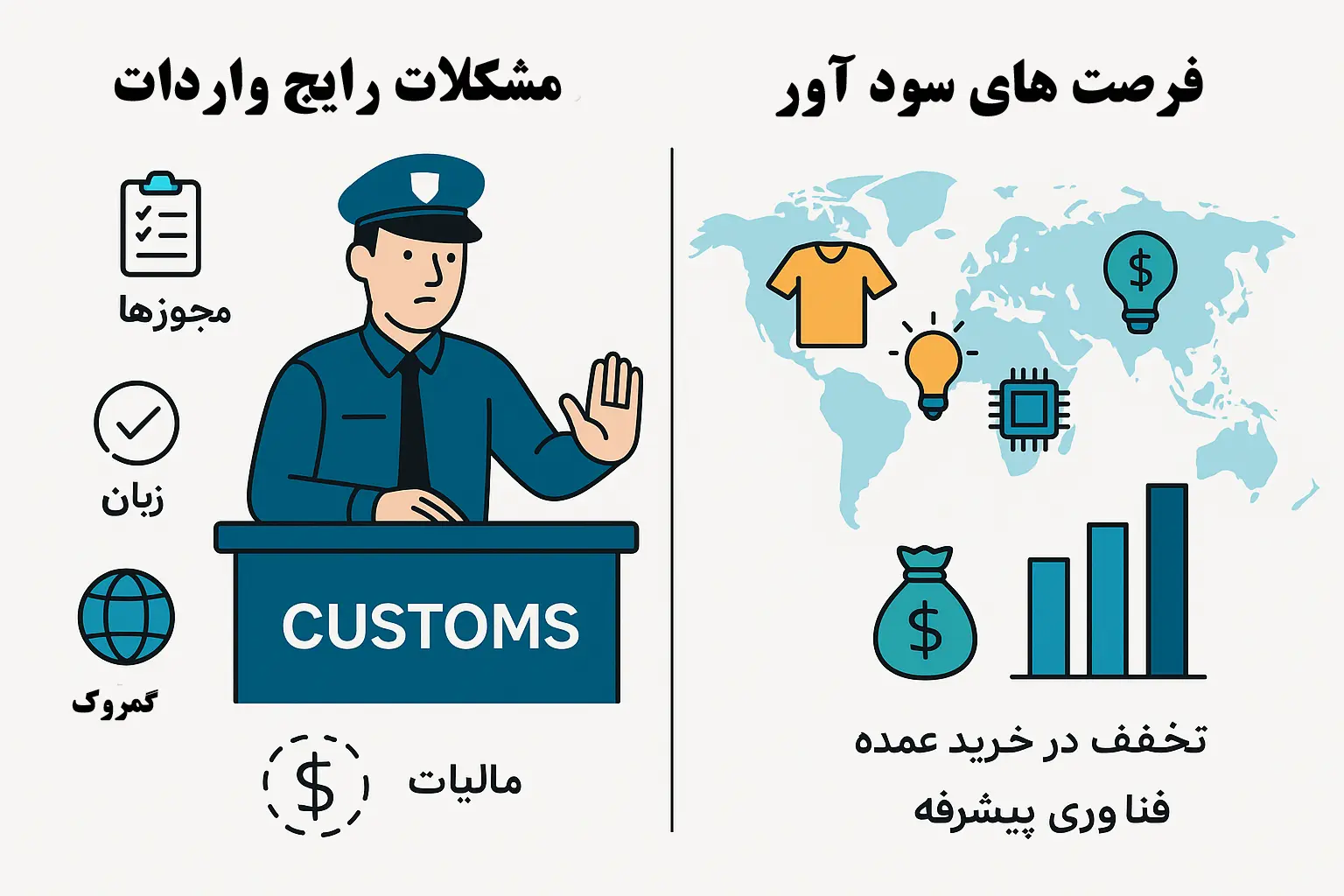 بهترین کشورها برای واردات کالا