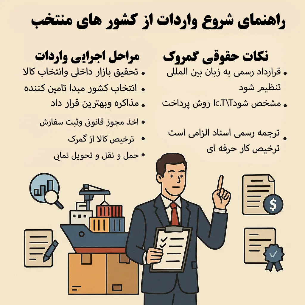 بهترین کشورها برای واردات کالا