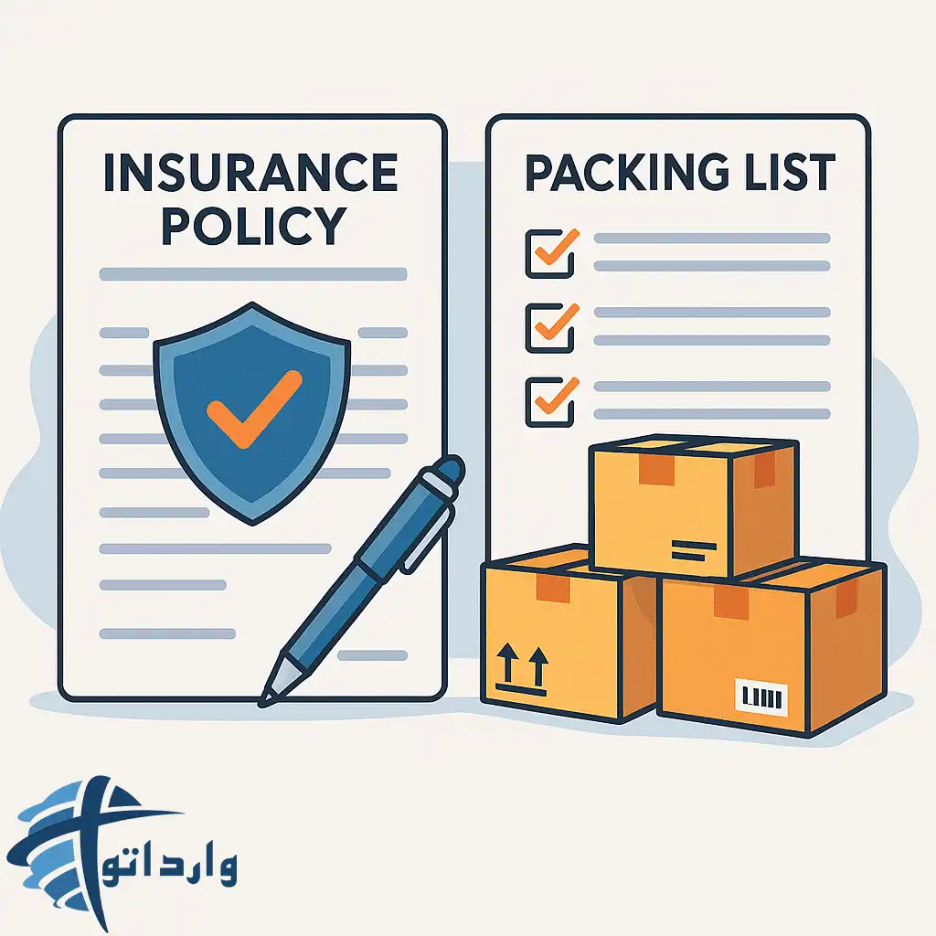 بیمه نامه و پکینگ لیست در ترخیص کالا:اهمیت وکاربرد