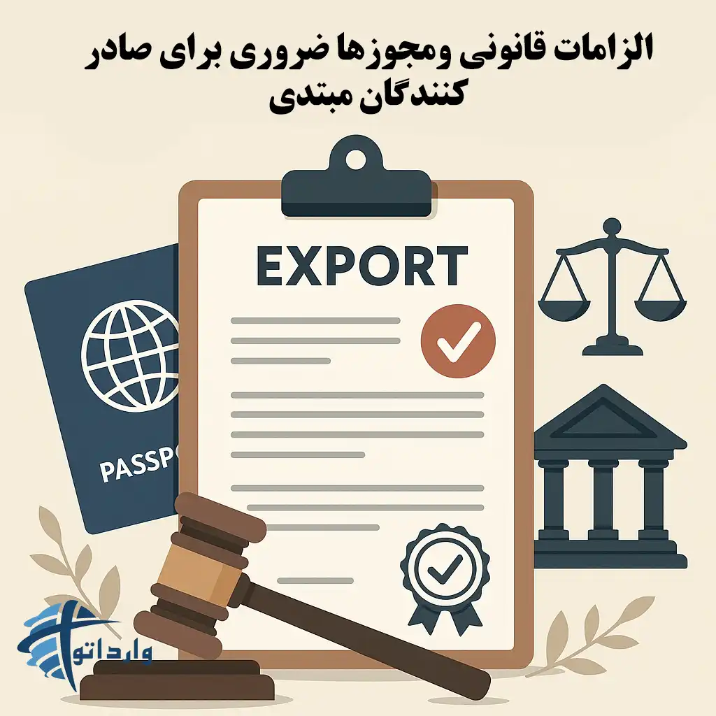 الزامات قانونی ومجوزها ضروری برای صادر کنندگان مبتدی