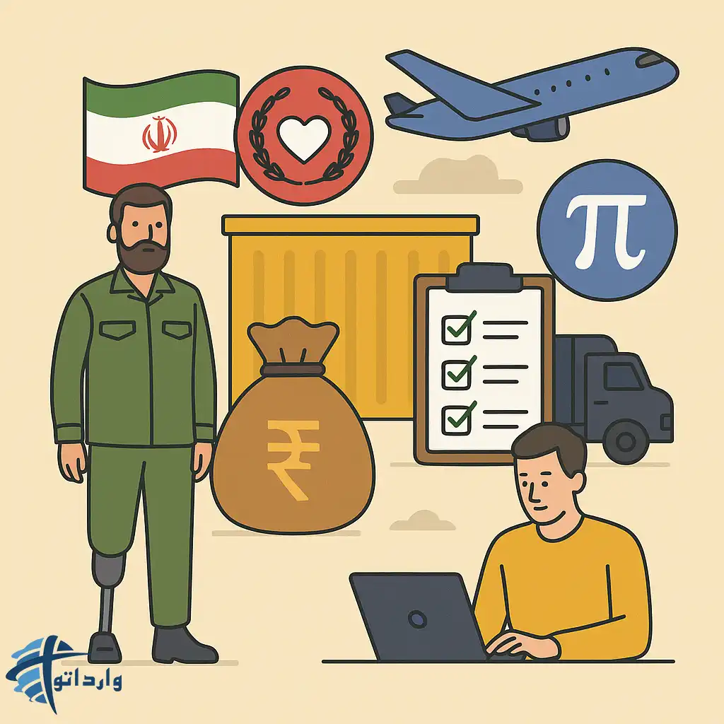 معافیت های گمروکی ومالیاتی درواردات:چه کسانی واجد شرایط هستند