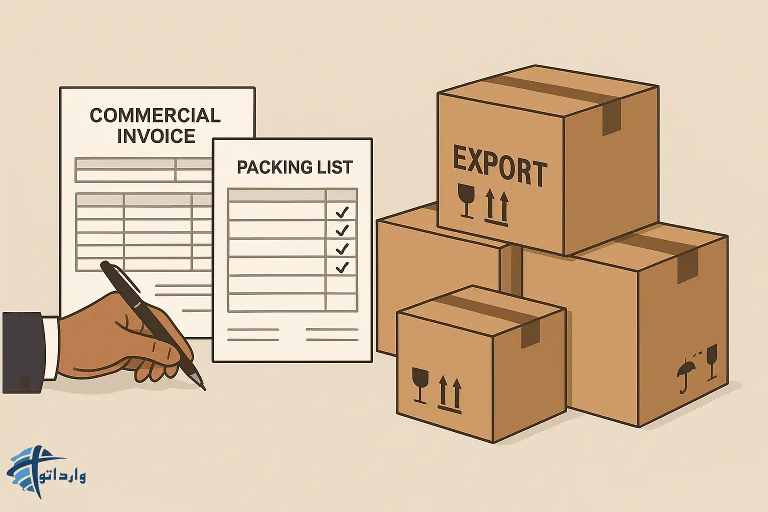 چک لیست کامل اسناد مورد نیاز برای اظهارنامه گمرکی صادراتی