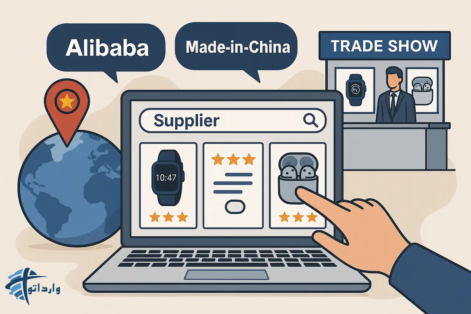 چگونه یک تامین کننده معتبر برای واردات ساعت هوشمند و هدفون ازچین پیدا کنیم ؟