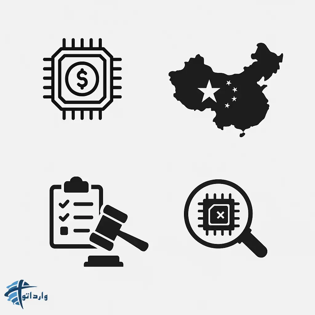 برسی چالش هاوفرصت های واردات قطعات الکترونیکی حساس ازچین