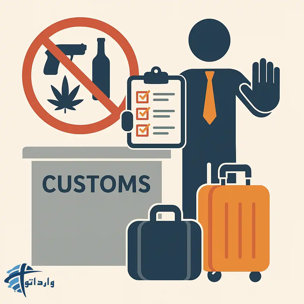 قوانین مربوط به کالاهای ممنوعه و شرایط در گمروک