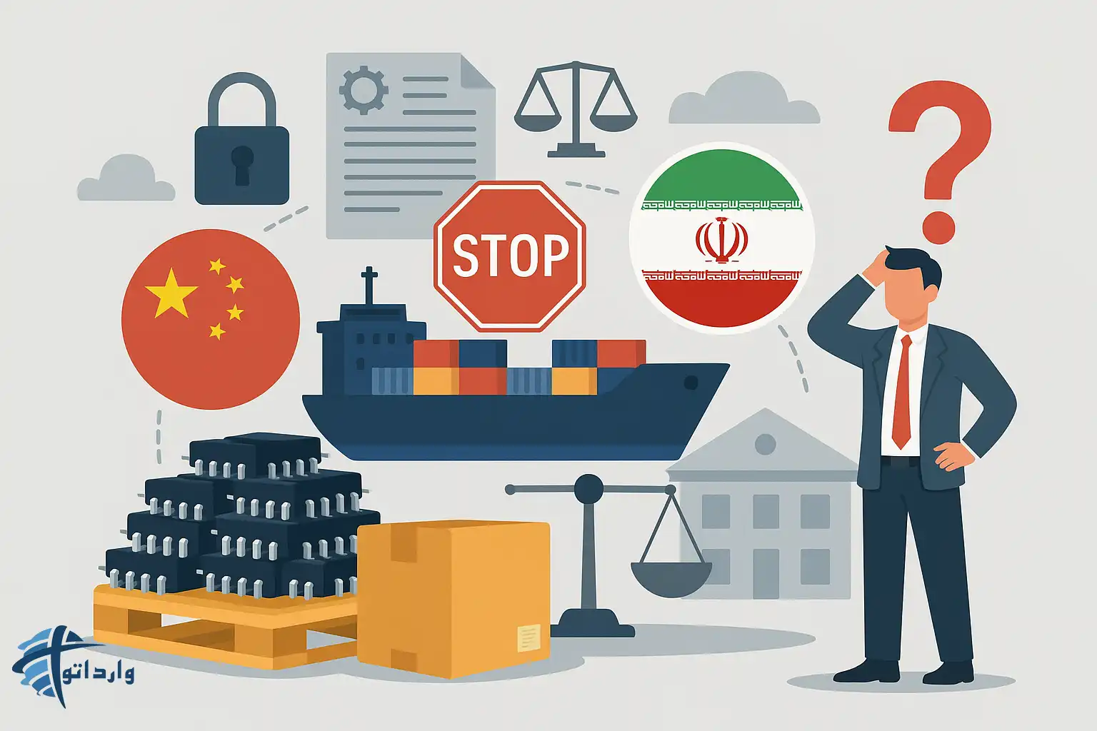 برسی چالش هاوفرصت های واردات قطعات الکترونیکی حساس ازچین