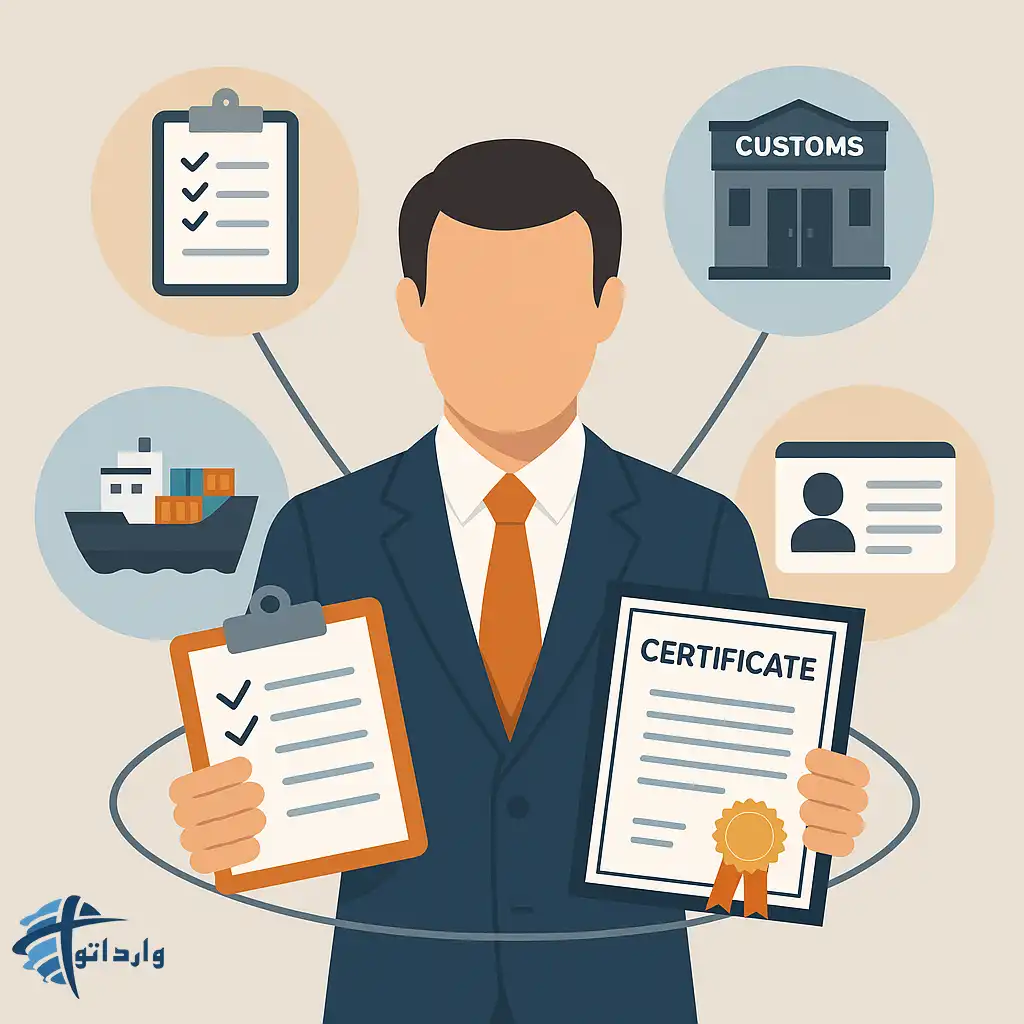 استانداردهاو گواهینامه های مورد نیاز برای واردات