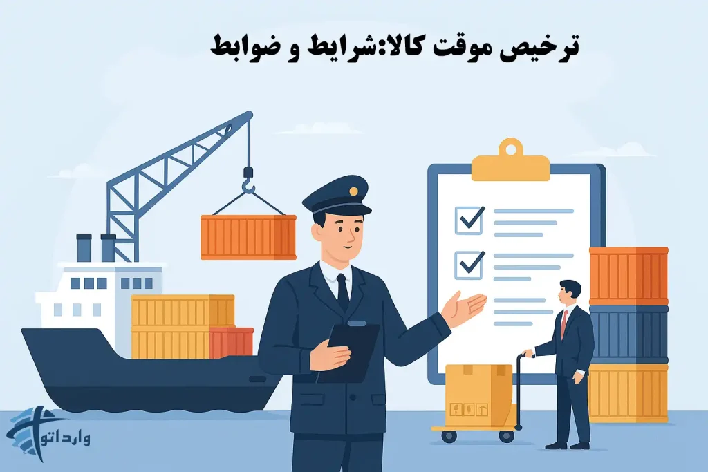 ترخیص موقت کالا:شرایط و ضوابط