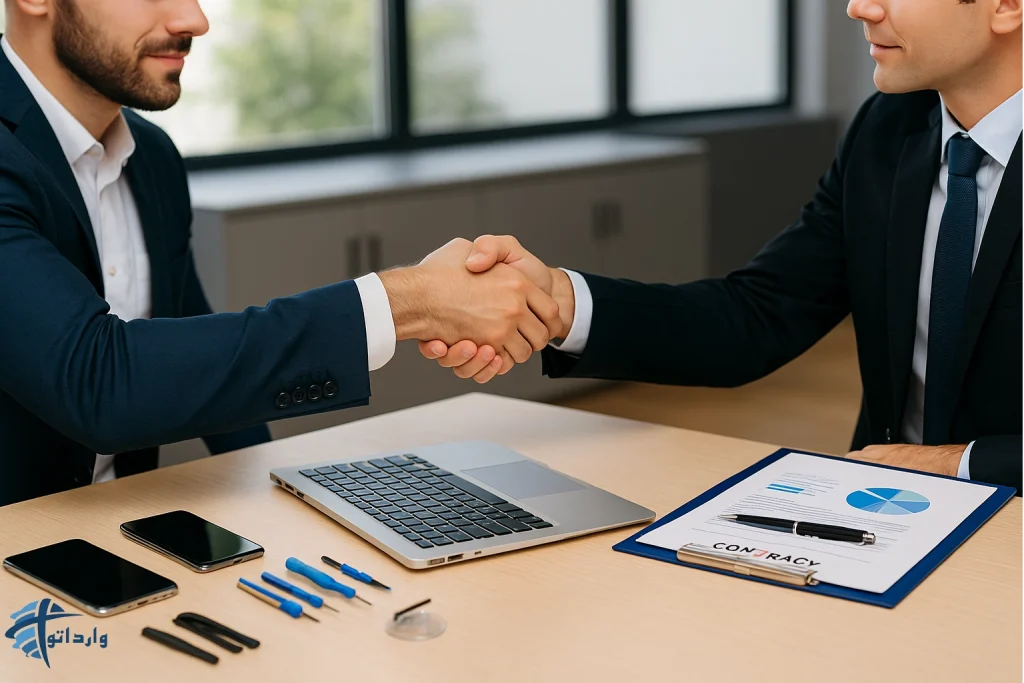 همکاری با شرکت واردکننده گوشی هوشمند​