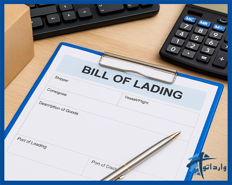 اطلاعات و اجزای اصلی بارنامه