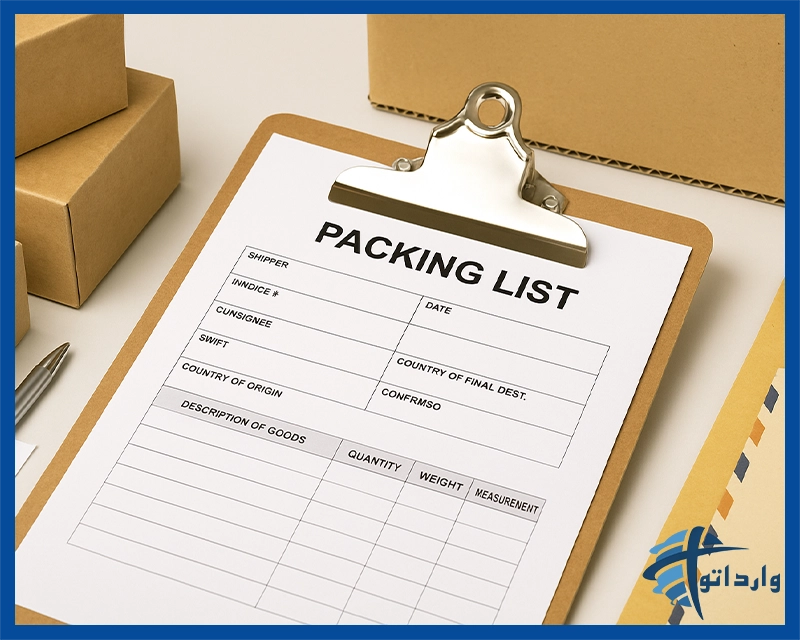اجزای اصلی پکینگ لیست