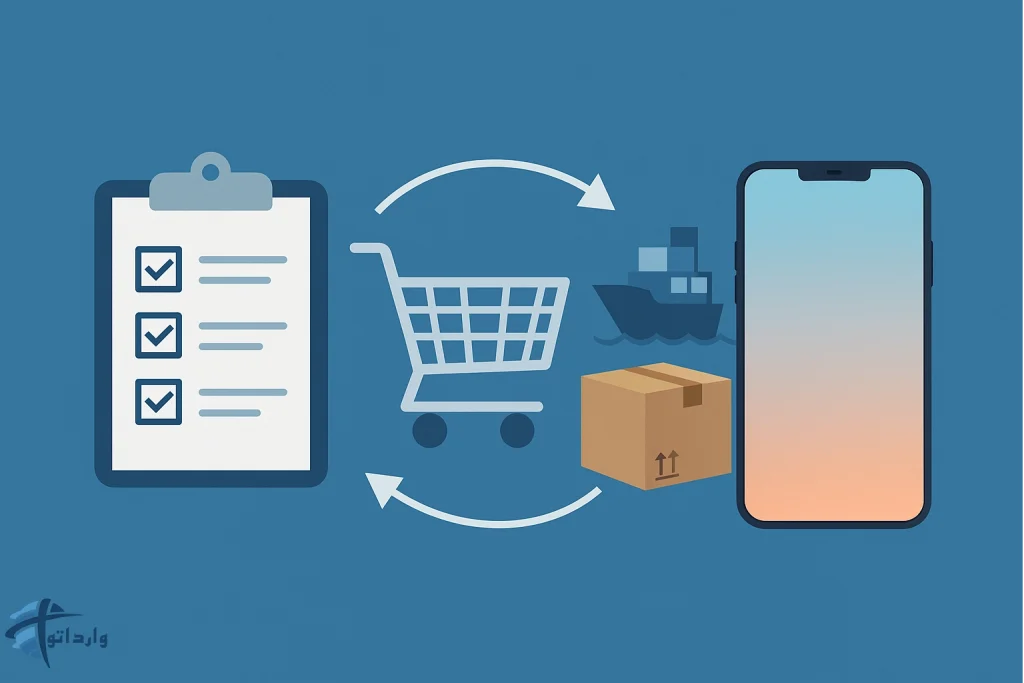 مراحل واردات گوشی هوشمند​
