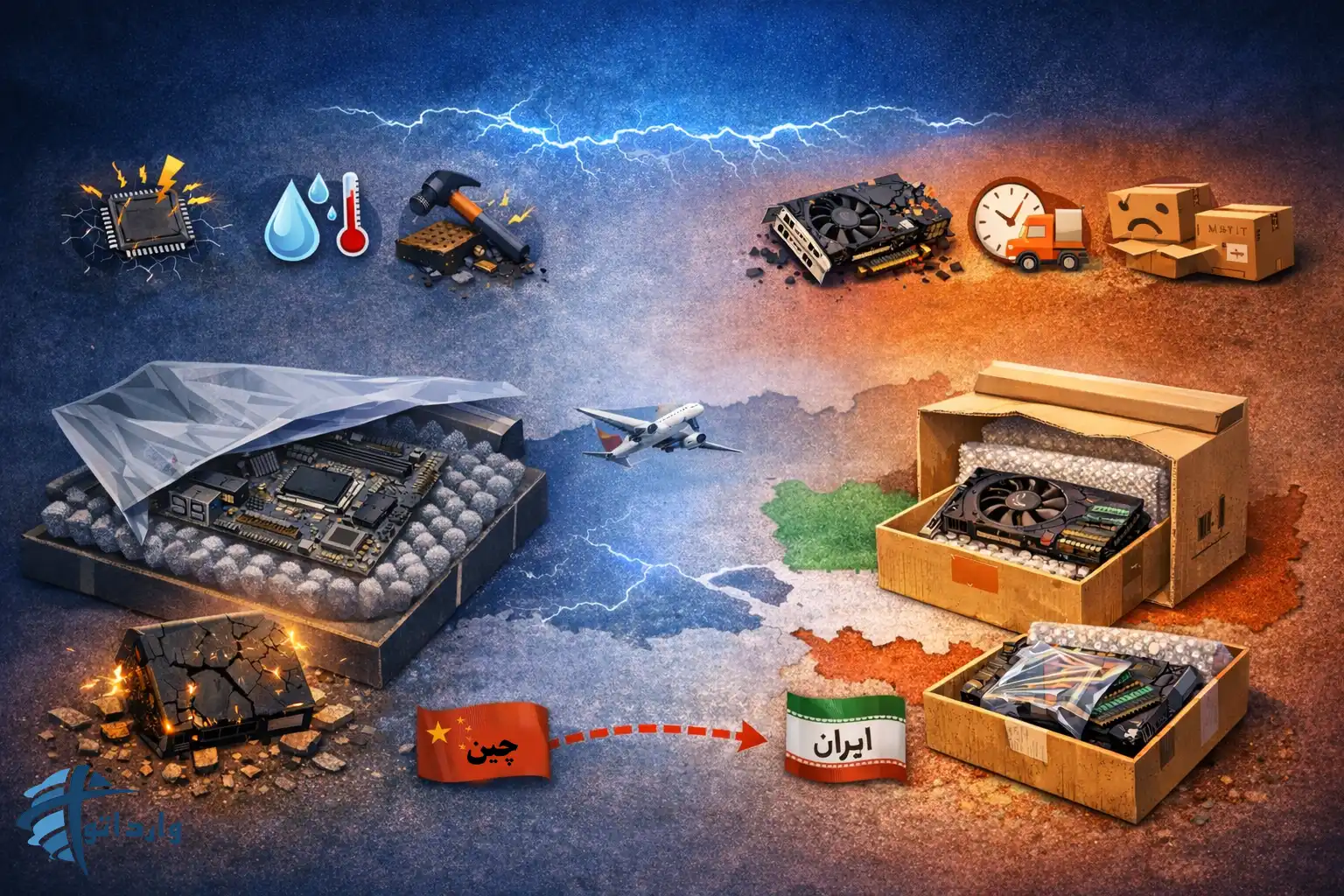 بهترین روش های بسته بندی وحمل قطعات حساس کامپیوتری از چین