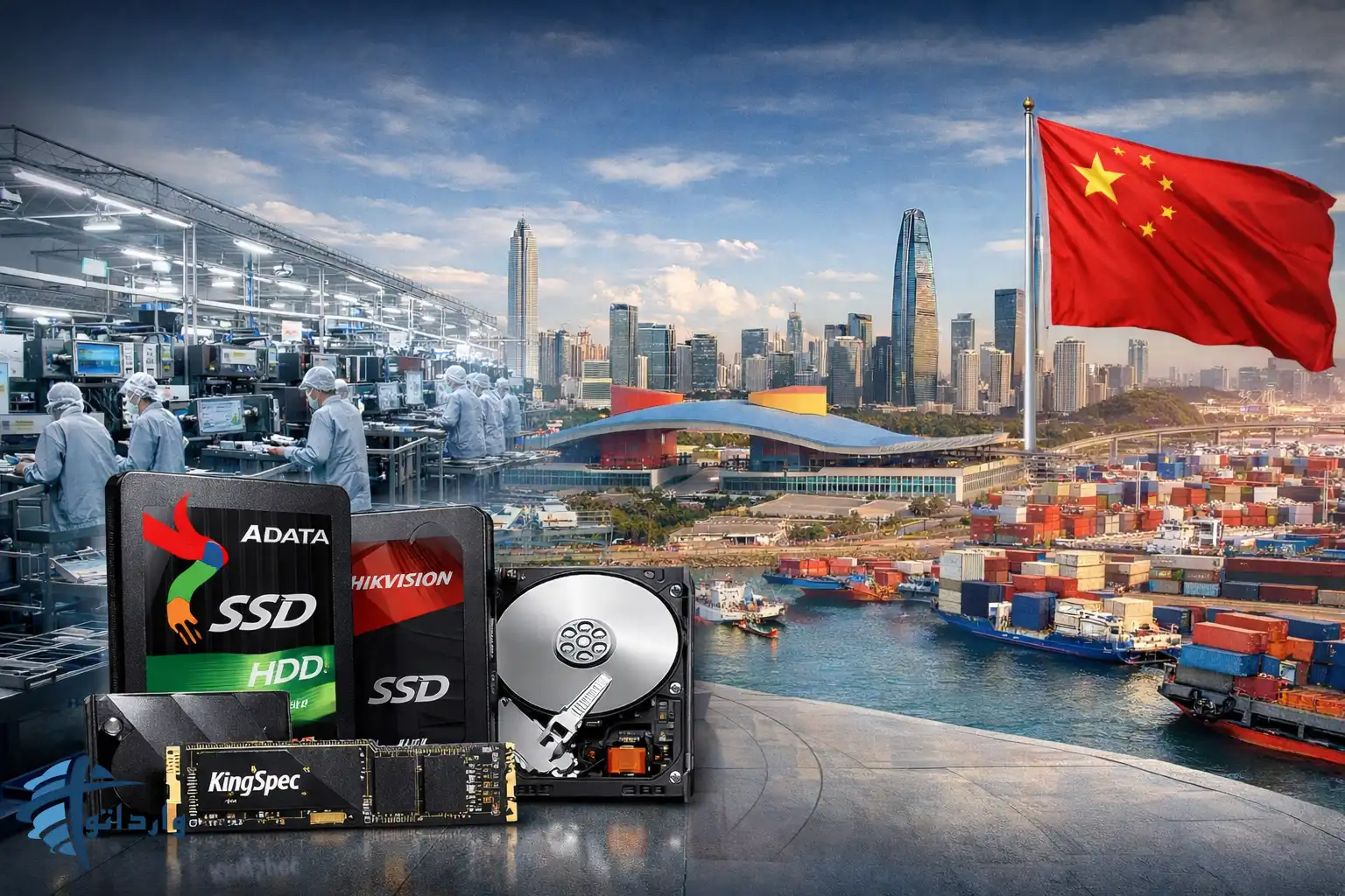 واردات حافظ های ذخیره سازی (SSDو هارددیسک) از چین :فنی و تجاری