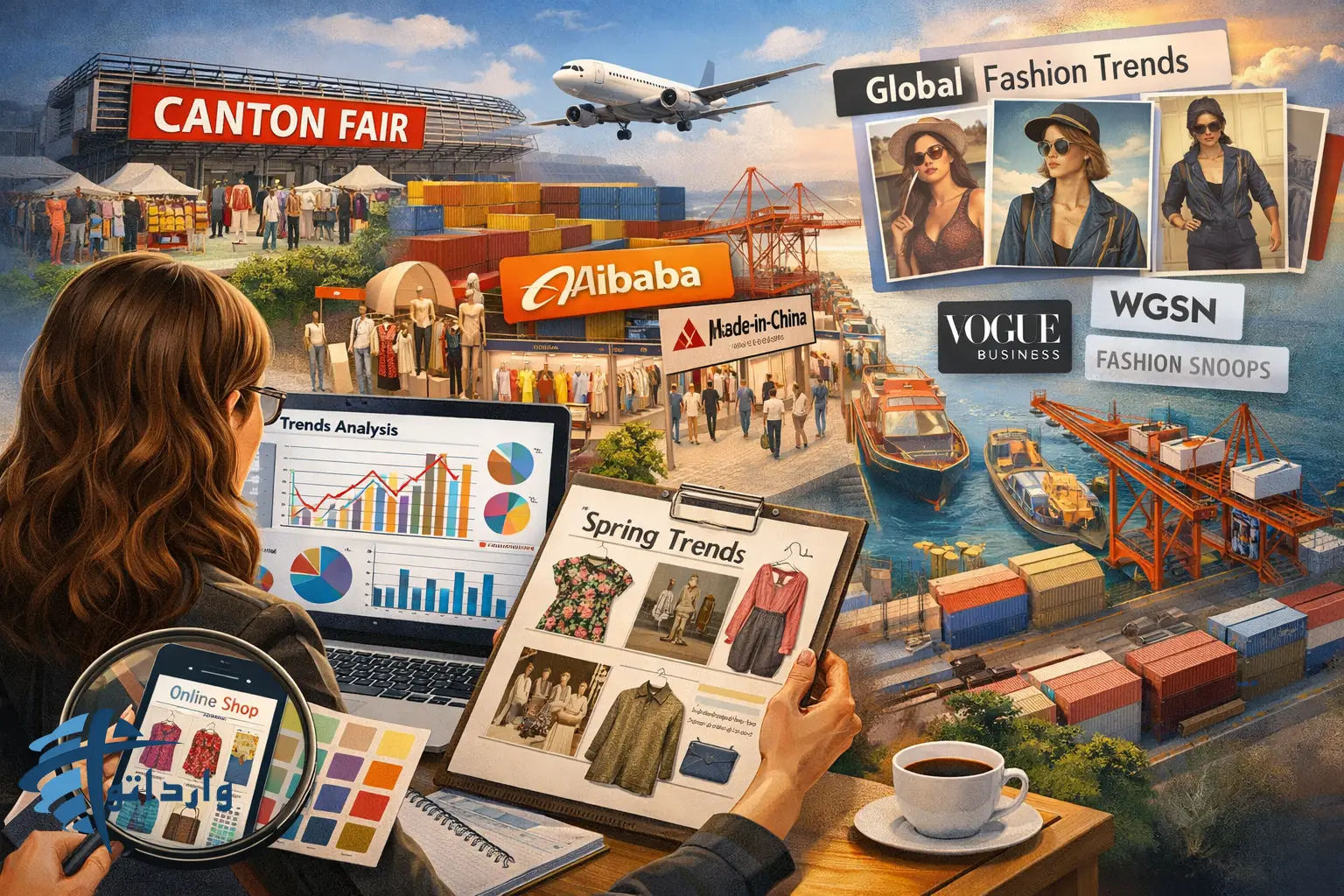 واردات لباس های ترند وفصلی از چین: مدیریت ریسک وزمان بندی حمل