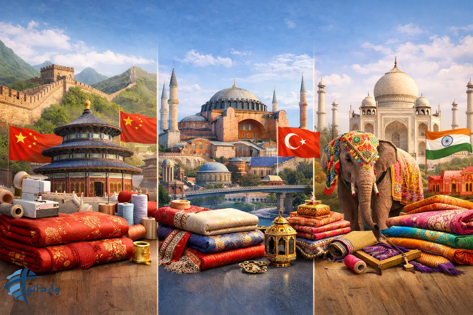 مقایسه کیفیت و قیمت پارچه های چینی در مقابل پارچه های ترک وهندی