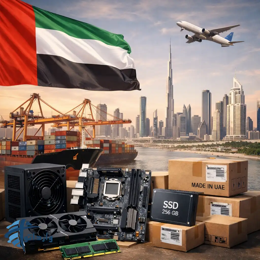 مقایسه قیمت واردات قطعات کامپیوتر از چین در مقابل دبی وترکیه