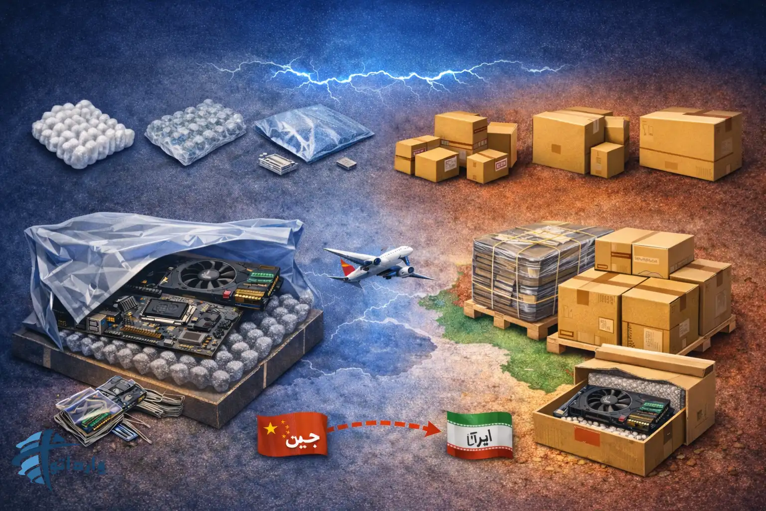 بهترین روش های بسته بندی وحمل قطعات حساس کامپیوتری از چین