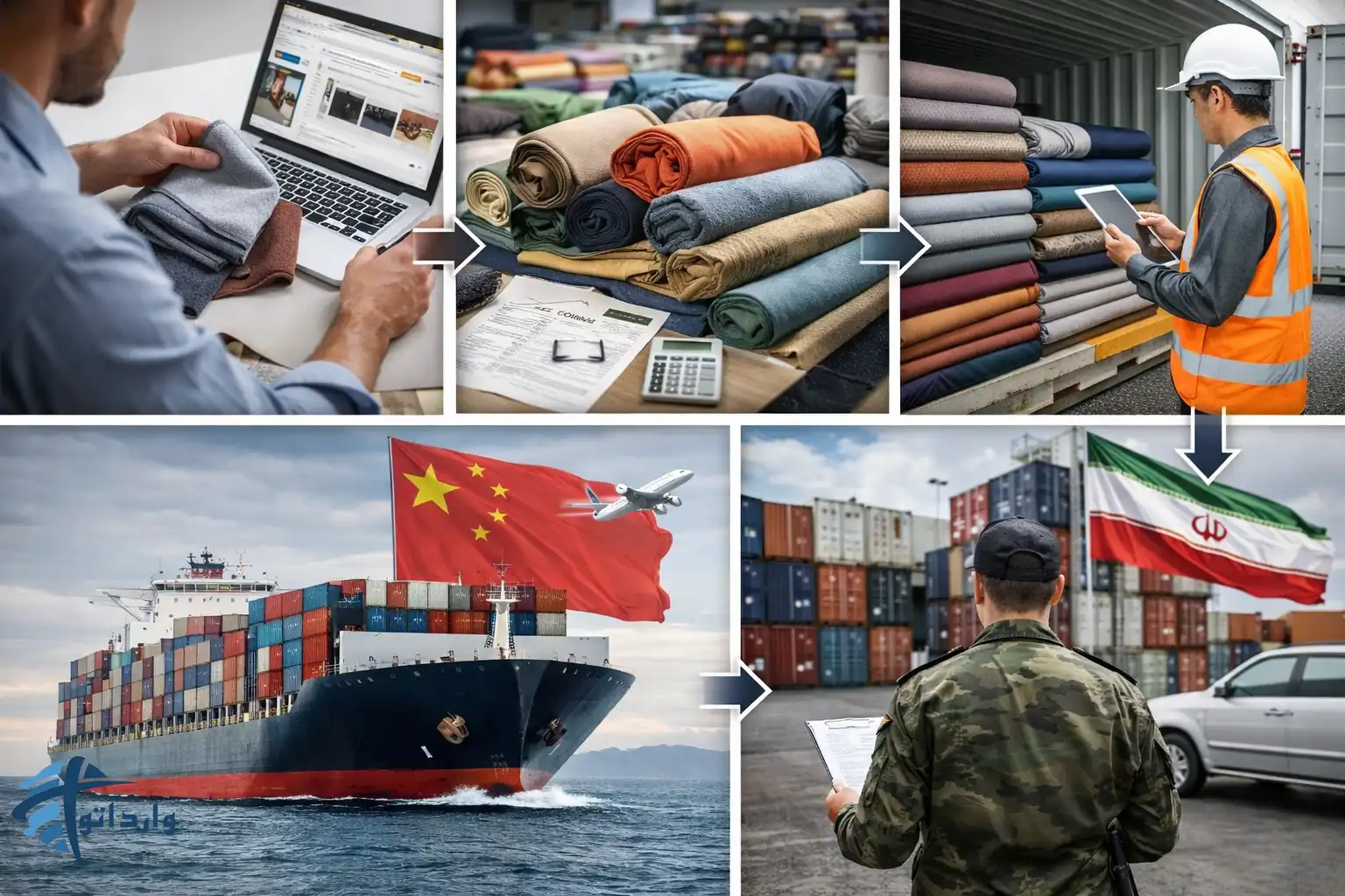 واردات پارچه های تخصصی (مانند پارچه مبلی وصنعتی)ازچین :نکات کلیدی