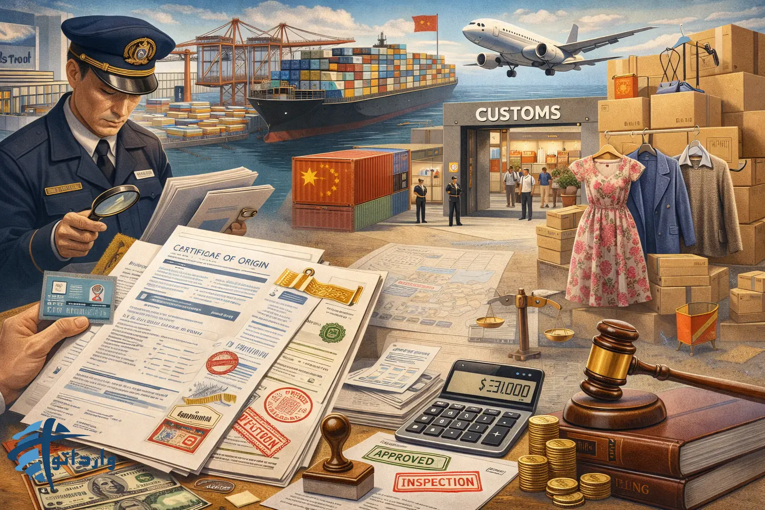 واردات لباس های ترند وفصلی از چین: مدیریت ریسک وزمان بندی حمل