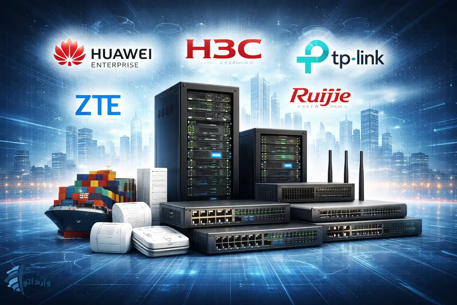 واردات تجهیزات شبکه و سرور از چین : راهنمای انتخاب برند های صنعتی