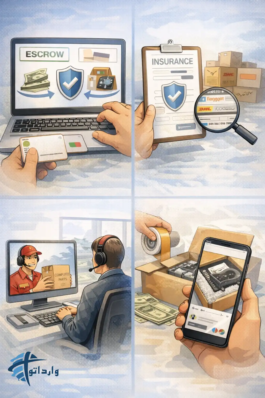 چگونه ریسک خریدقطعات کامپیوترتقلبی از چین را به حدقل برسانیم؟