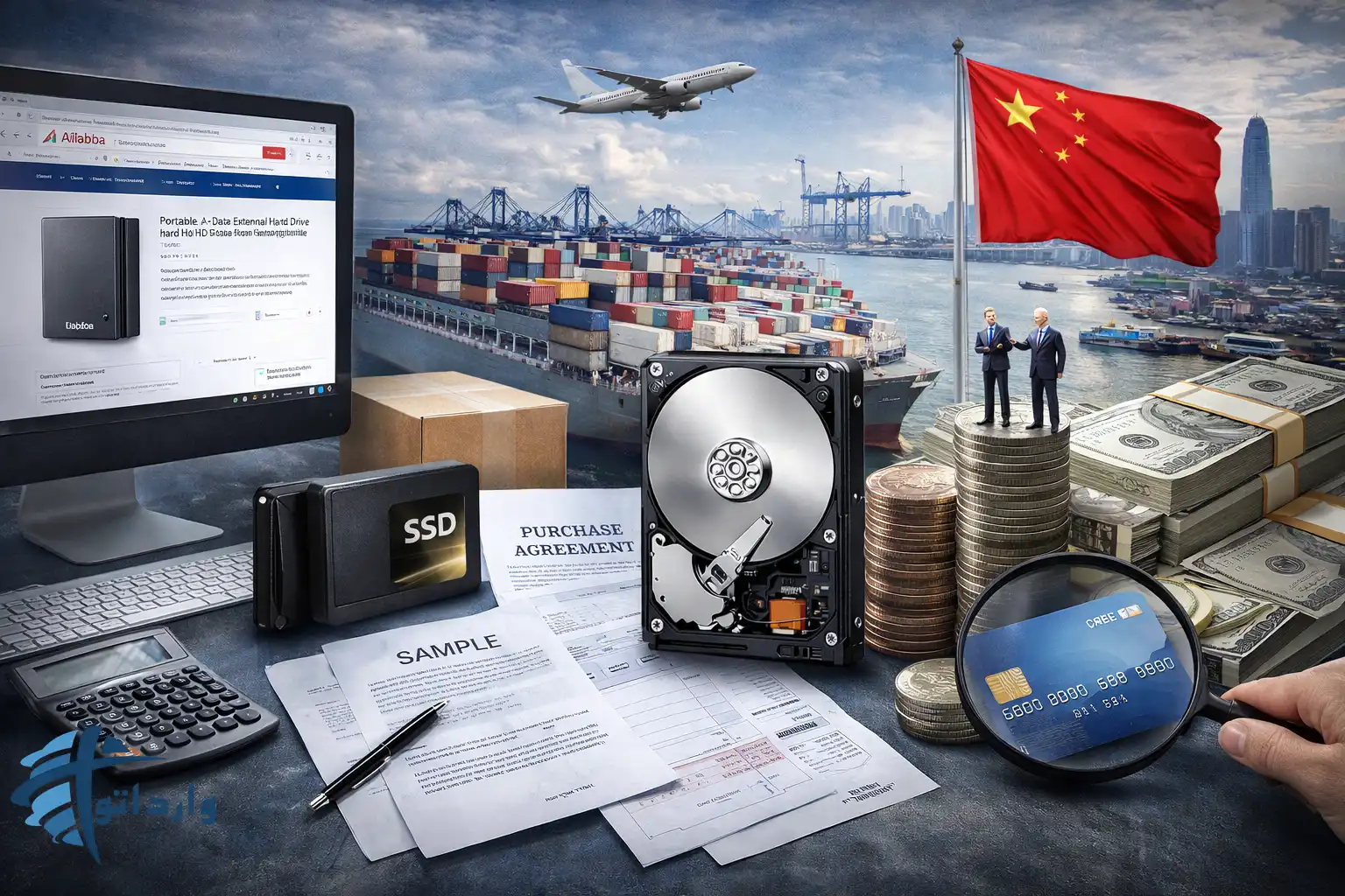 واردات حافظ های ذخیره سازی (SSDو هارددیسک) از چین :فنی و تجاری