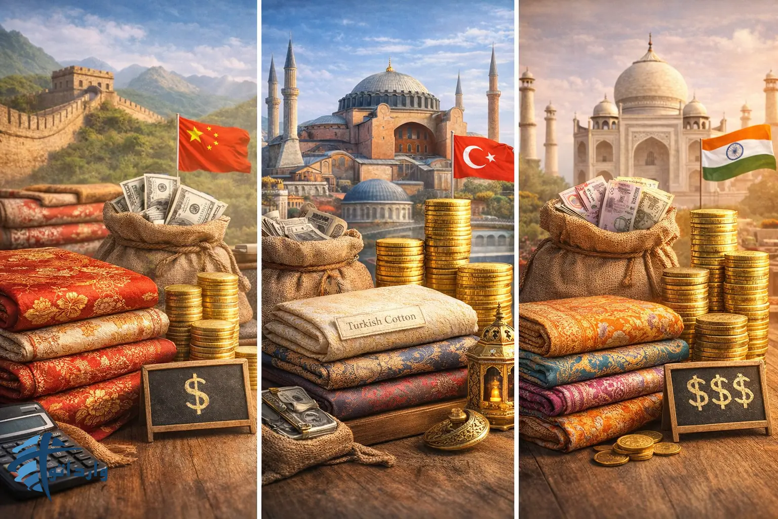 مقایسه کیفیت و قیمت پارچه های چینی در مقابل پارچه های ترک وهندی