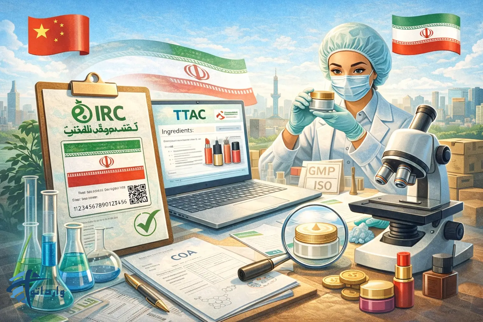 راهنمای کامل واردات لوازم آرایشی از چین : اخذ مجوز بهداشت و سیب سلامت