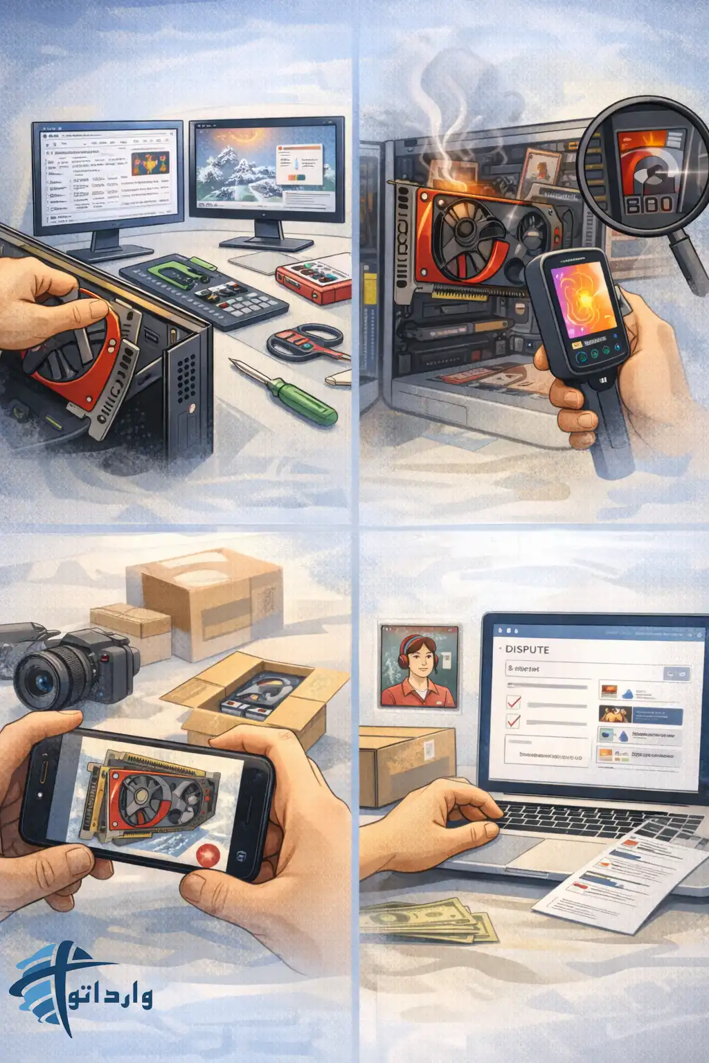 چگونه ریسک خریدقطعات کامپیوترتقلبی از چین را به حدقل برسانیم؟