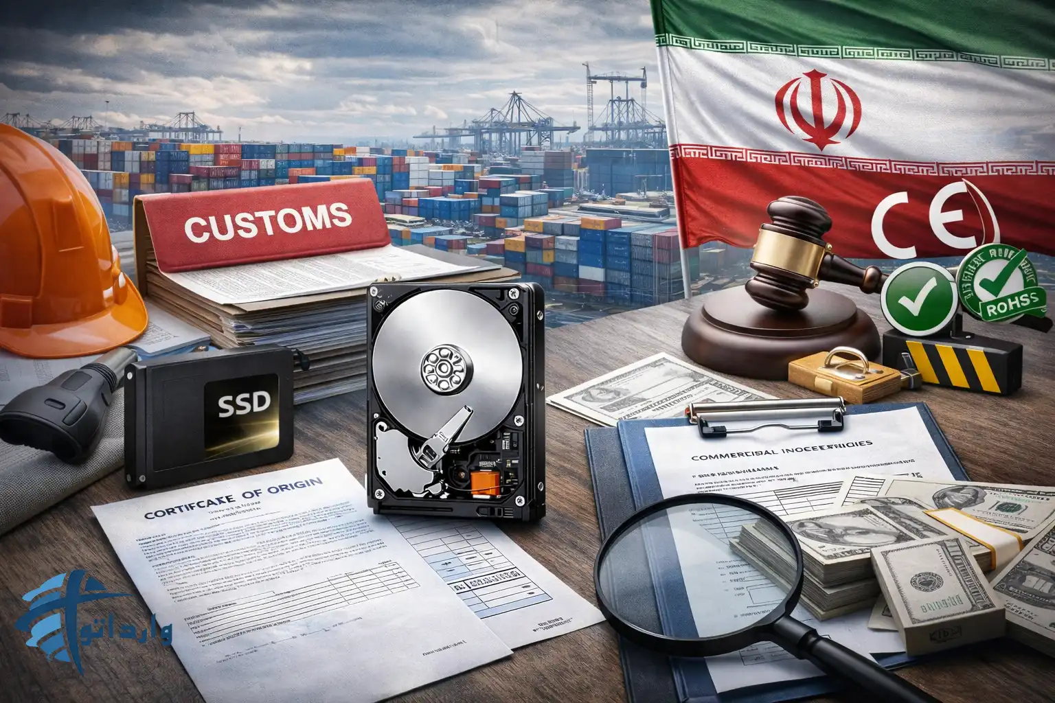 واردات حافظ های ذخیره سازی (SSDو هارددیسک) از چین :فنی و تجاری