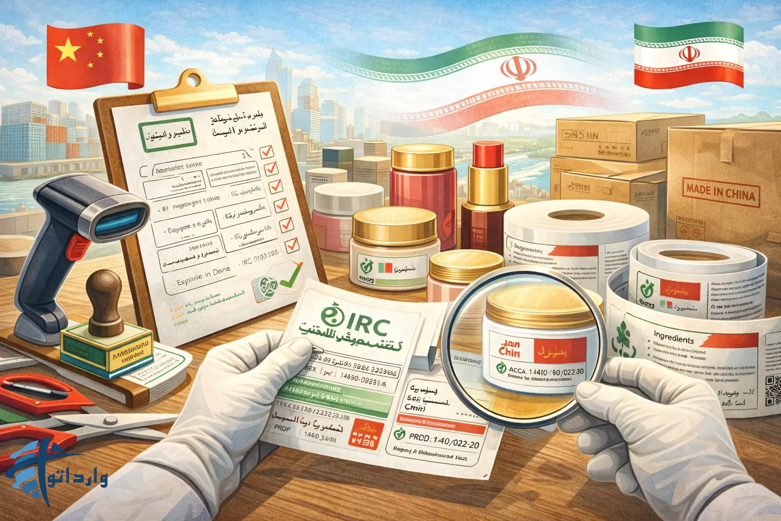 راهنمای کامل واردات لوازم آرایشی از چین : اخذ مجوز بهداشت و سیب سلامت