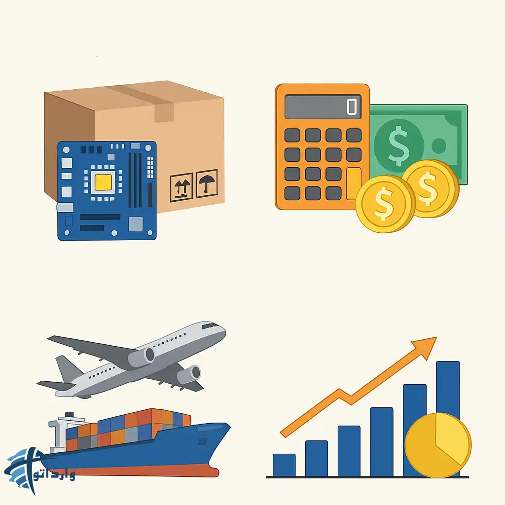 صفرتاصد ترخیص و واردات قطعات کامپیوتر از چین در سال 1403