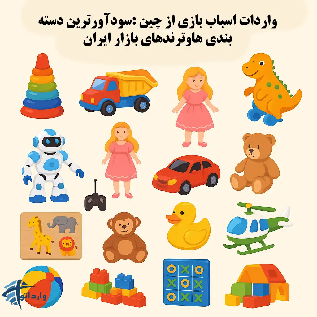 واردات اسباب بازی از چین :سودآورترین دسته بندی هاوترندهای بازار ایران