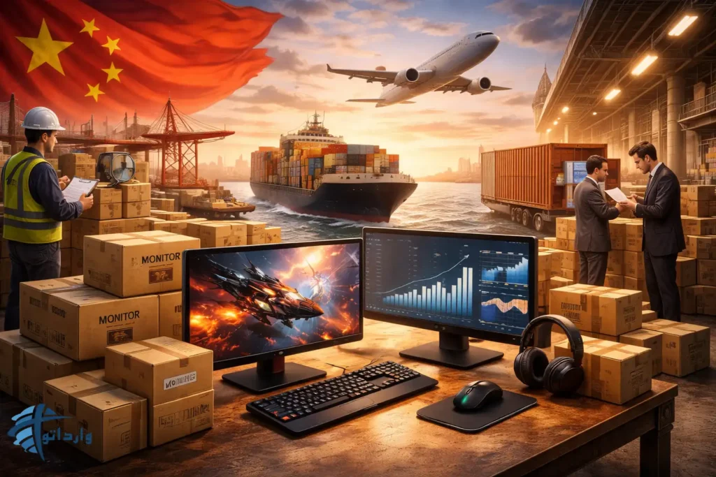 نکات مهم درخریدوواردات مانیتورو لوازم جانبی کامپیوتر از چین