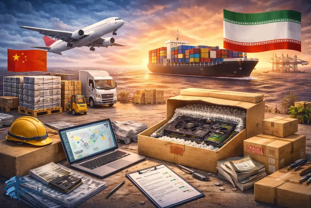 بهترین روش های بسته بندی وحمل قطعات حساس کامپیوتری از چین