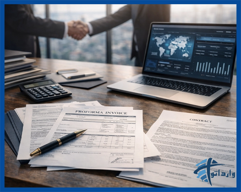 مدارک مربوط به سفارش و خرید کالا در فرآیند واردات